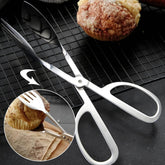 Cooking Tongs Stainless Steel Salad Tong for Cooking Grilling Frying and Serving